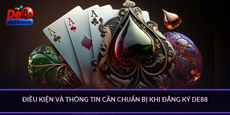 Điều kiện và thông tin cần chuẩn bị khi đăng ký DE88