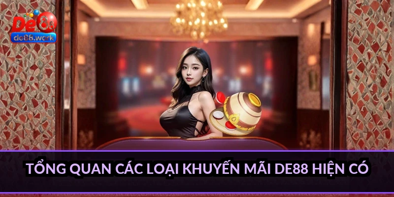 Tổng quan các loại khuyến mãi DE88 hiện có