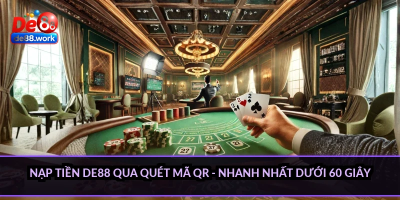 Nạp tiền DE88 qua quét mã QR - nhanh nhất dưới 60 giây