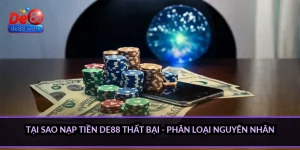 Tại sao nạp tiền DE88 thất bại - phân loại nguyên nhân
