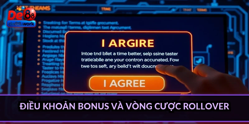 Điều khoản bonus và vòng cược rollover
