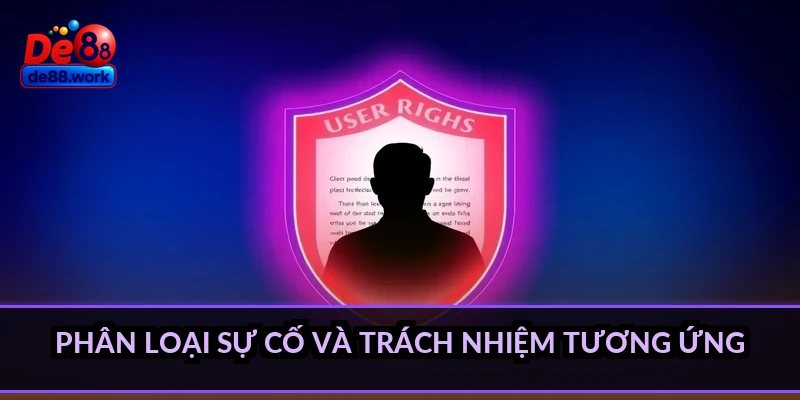 Phân loại sự cố và trách nhiệm tương ứng