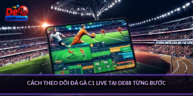 Cách theo dõi đá gà C1 live tại DE88 từng bước